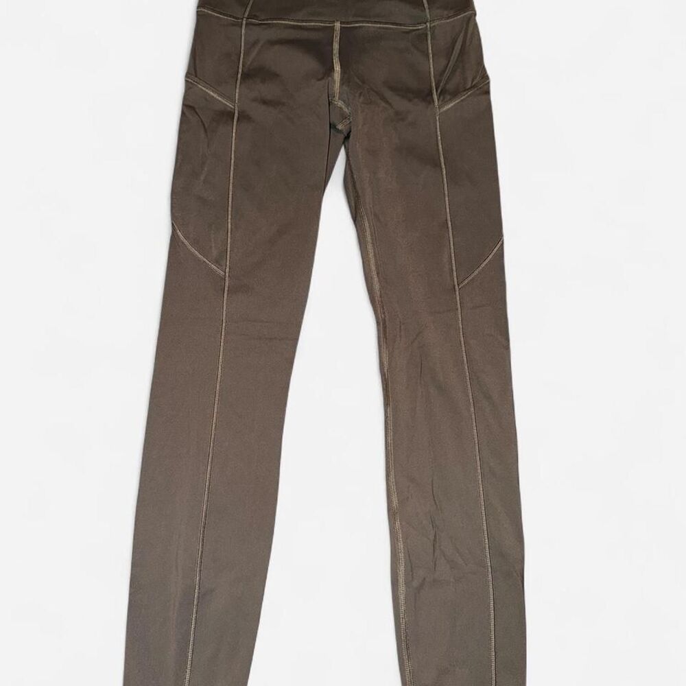 Lululemon Women's Brown and Green Leggings
